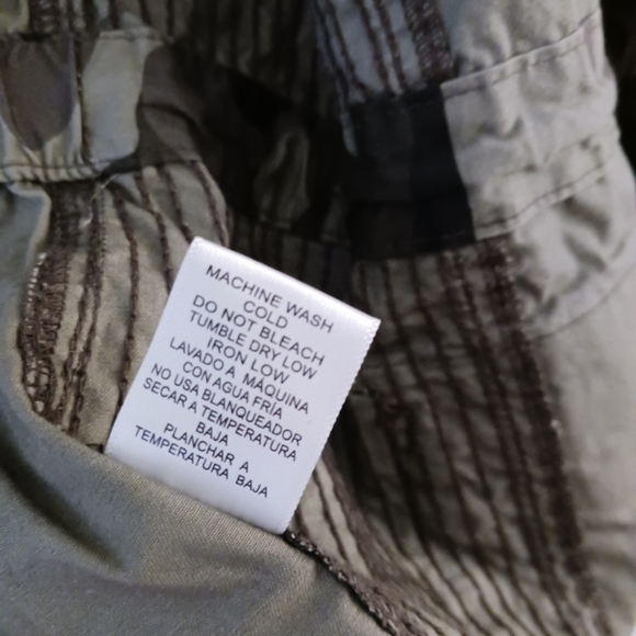 Love Tree Women's Cargo Jacket Camouflage Military Size Medium Green Zipper Up - Picture 10 of 11